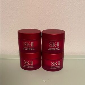 Sk2 Skinpower Advance Cream 0.4 Fl Oz./14.5ml Lot Of 4 NWOB